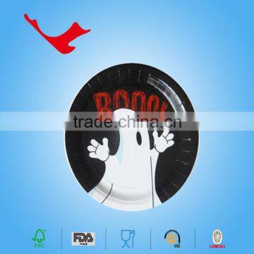 2015 New Halloween Products 7"Round Printed Paper Plate for Snack Container photo-4