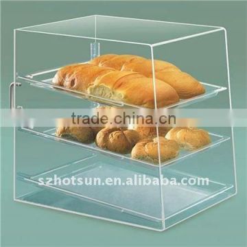 clear acrylic cake display box