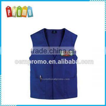 High quality anti-wrinkle cotton gym vest for men