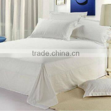 100% polyester microfiber plain dyed cheap bed sheet set