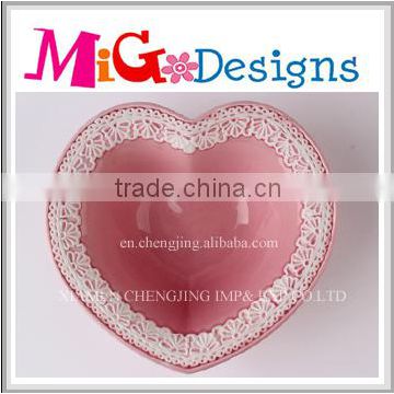 Classic Ceramic Heart Shaped Wholesale Wedding Plates