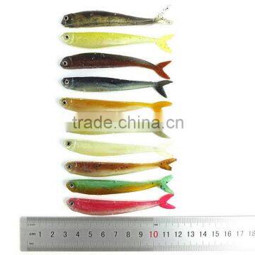 Soft Bait 10 Colors Fishing Tackle 8.9CM/3.1G Fishing Lures Soft Lures photo-2