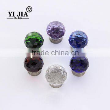 38 mm Clear Brass Cabinet Crystal Handle Knob photo-6