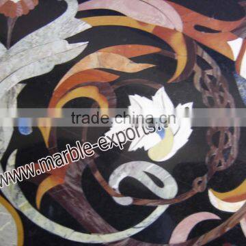 Rectangle Marble Inlay Table Tops, Marble Inlay Centre Table Top