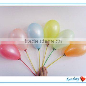 Decorated flat balloons