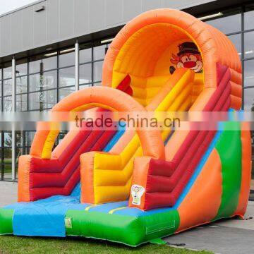 Hola cartoon inflatable slide/inflatable water slide/giant inflatable slide for sale