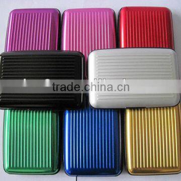 assorted colors aluminum credit card holder