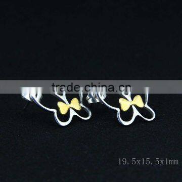 Stud Earrings With Butterfly Design Earrings for Wholesale