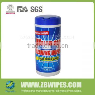 Canister Window Wipes Cleaning Household Wet Tissue