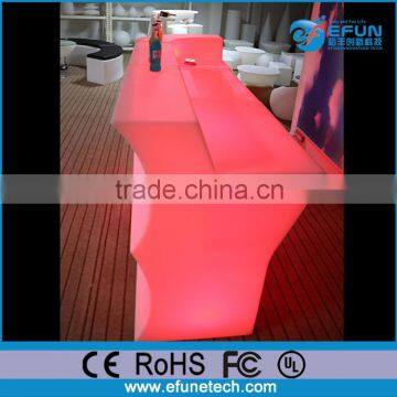 rechargeable party/disco/KTV/nightclub led furniture event bar counter