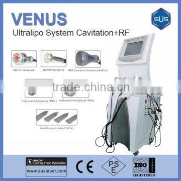 Ultrasonic Cavitation +RF +vacuum Cavitation Rf Slimming Machine Slimming Equipment/ Lipo Laser Machine 2mhz