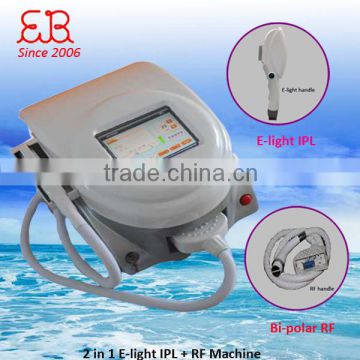 2 Handles IPL RF Laser Hair Removal Machine Price