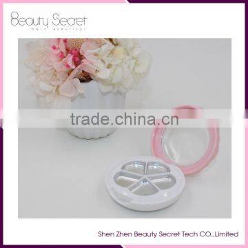 New Round Plum Flower Petal 5 Cells Eyeshadow Empty Palette photo-6