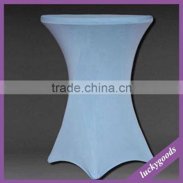 LZB016 Fashionable Solid Color Blue Cocktail Table Cover for Sale photo-2