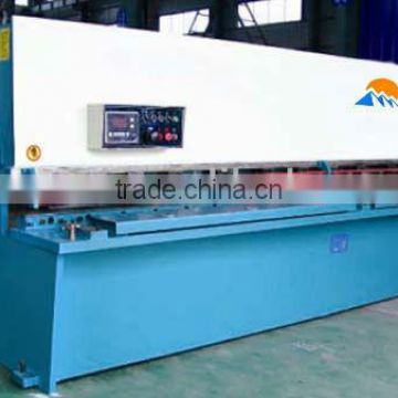 Hydraulic shearing machine, flat sheet guillotine shearing machine, flat sheet cutting machine