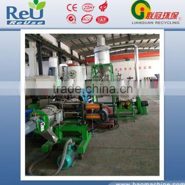 Shredding and crusher for hard and sof waste plastic