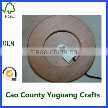 wooden round base for lamp chinese wood lamp bases