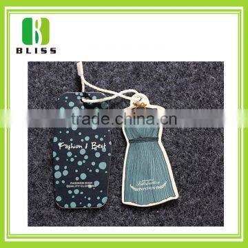 New design beautiful paper passive clothing hang tag uhf rfid golf tag