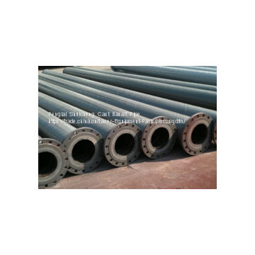 China cast basalt pipes  and cylinder