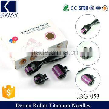 3 IN 1 dermaroller stamp mesotherapy derma rollers