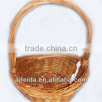 2013 hot sale colorful wicker basket with handle