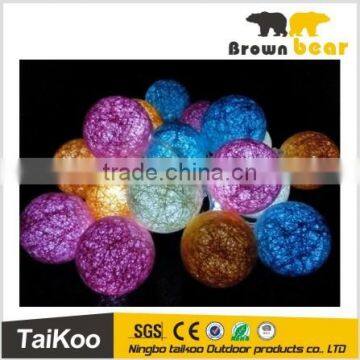 cotton ball lights battery operated christmas light balls