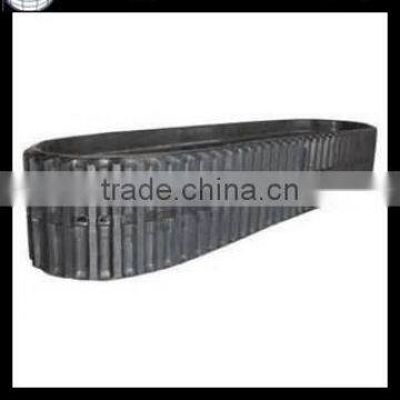 Undercarriage rubber tracks for mini excavators continuous track