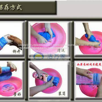 Funtional Wet towel wipepva chamois Cleaning cloth photo-2