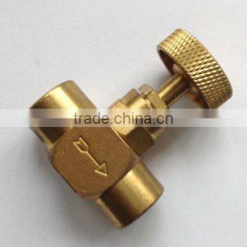 Brass Needle Valve, 1/4 In NPT