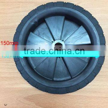 6x1.5 Solid Rubber Wheel for Wheelbarrow photo-3