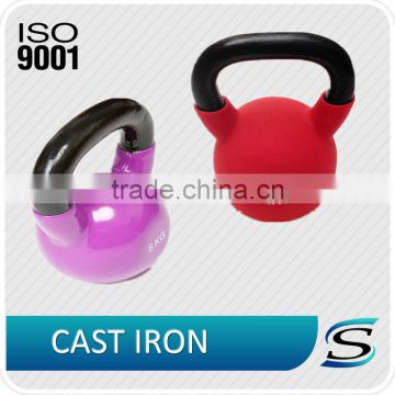 Crossfit high quality kettlebell with rubber coated