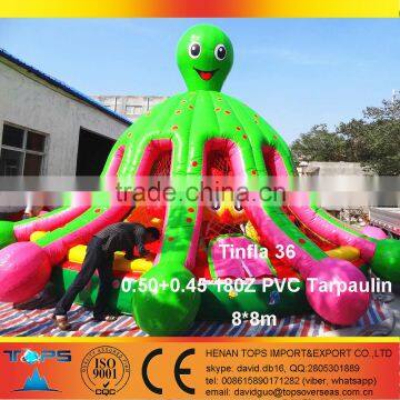 Inflatable Bouncer Octopus Tinfla 36 in PVC Tarpaulin Cute Devilfish