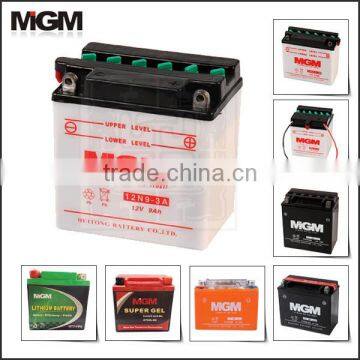 factory battery 12N9-3A Motorcycle Battery