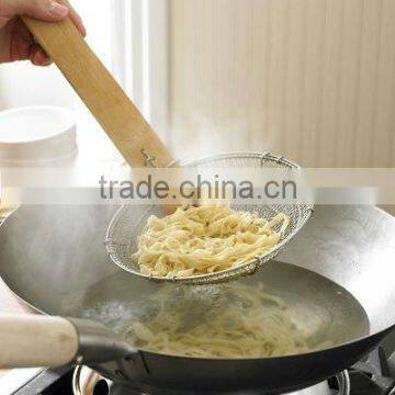 Kitchen Wire Skimmers With Bamboo Handle photo-2