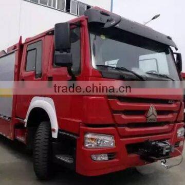 HOWO 6*4 Fire-extinguishing Foam Tanker with Crane Wrecker