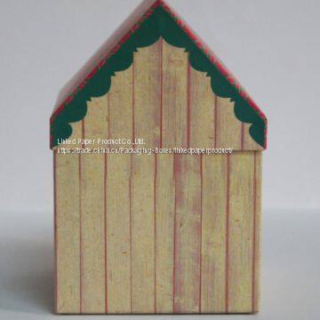 Very Nice House Shape Gift Box With Window photo-4