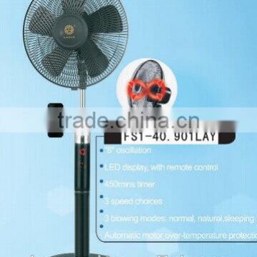 16 inch remote control "8" oscillation electric Stand fan / stand fan with metal blade / parts electric stand fan