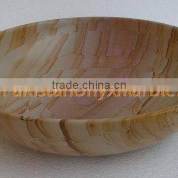TEAKWOOD BLACK ZEBRA MARBLE BOWLS photo-3