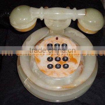NATURAL 2017 New Items ONYX TELEPHONE SETS HANDICRAFTS photo-4
