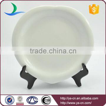 Wholesale Peach Heart Luxury Porcelain Dinner Plate photo-4