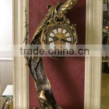 Antique Wall Hanging Clock, Italy Baroque Style Wall Mounted Clock photo-2