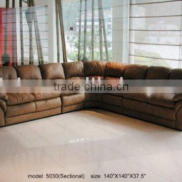 Genuine Leather Sofa. Beautiful L Shape Sofa. Comfortable And Beautiful L Shape Sofa. Genuine or Systhetic Corner Sofa B48148