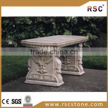 wholesale outdoor round marble stone table tops