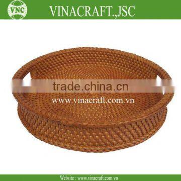 Rattan basket rattan tray for sale