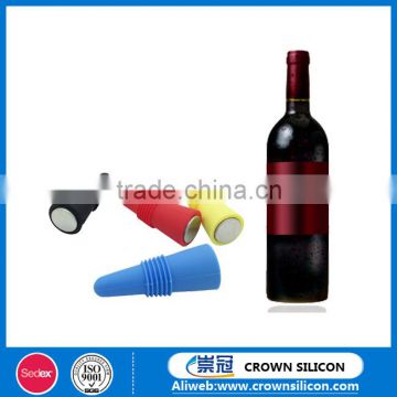 Silicone Beer Wine Glass Bottles Stopper , Wine Glass Bottle Plug , Silicone Wine Bottle Cork