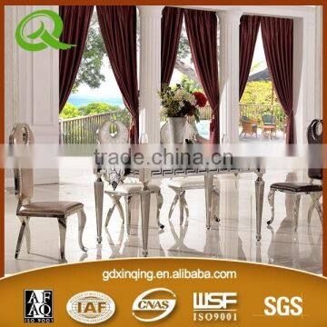 TH365 Home Furniture Tempered Glass Top Italian Dining Table photo-4