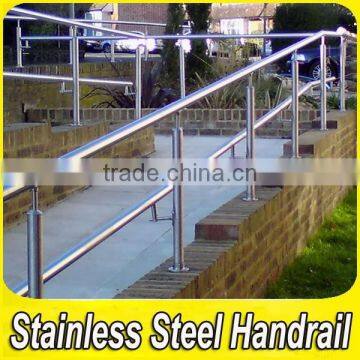 304 316 Modern Stainless Steel Outdoor Metal Handrail for Steps
