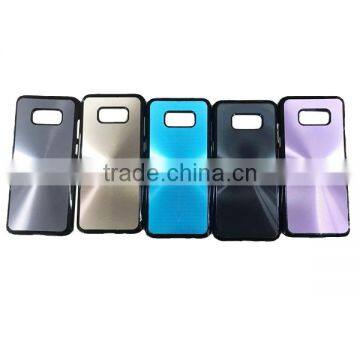 New Arrival High Quality PC Buttom With CD Pattern Aluminum Patch Shell For Samsung S8 & Plus photo-2