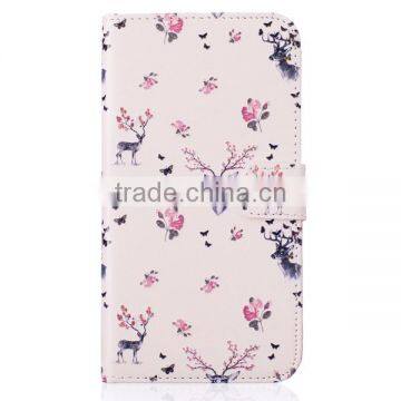 Relief Painting Phone Shell PU Leather Phone Case Flip Leather Holster for Samsung G530 photo-3