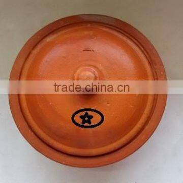 Terracotta clay biriyani pot with lid